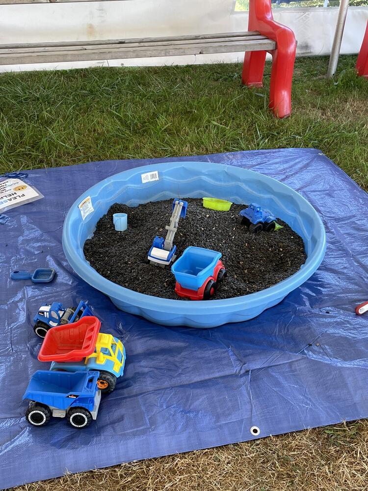 Birdseed activity for kids